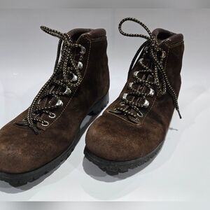 The Alps Fabiano Extra Palon Brown Suede Lace-Up Hiking Boots 8M